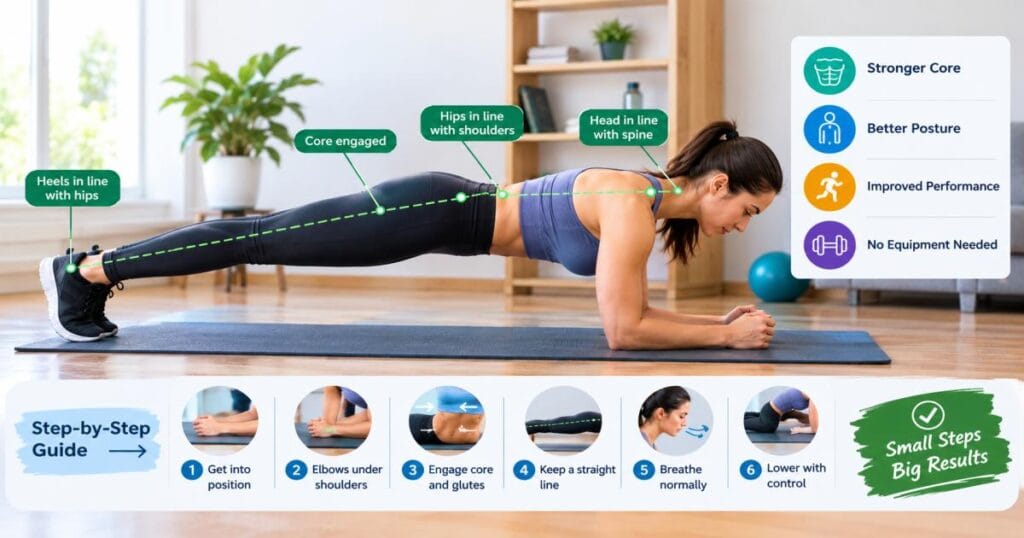 How to Do a Plank Exercise: Proper Technique, Duration, and Common Mistakes
