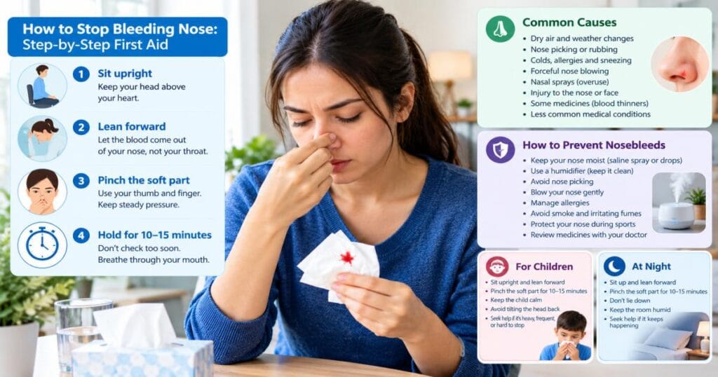 How to Stop Bleeding Nose: What to Do, What to Avoid, and When to Seek Help