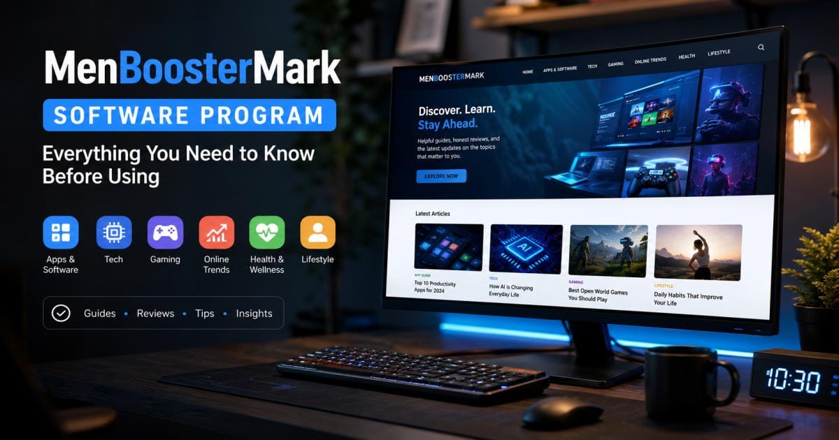 Menboostermark Software Program: Everything You Need to Know Before Using