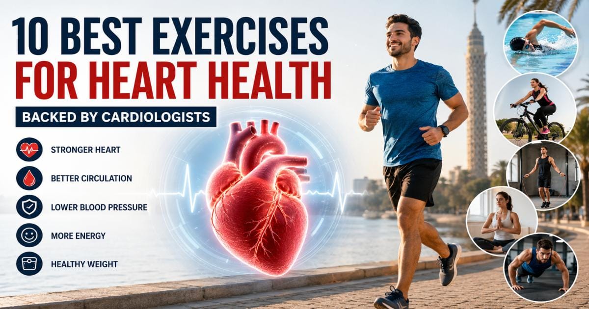10 Best Exercises for Heart Health Backed by Cardiologists