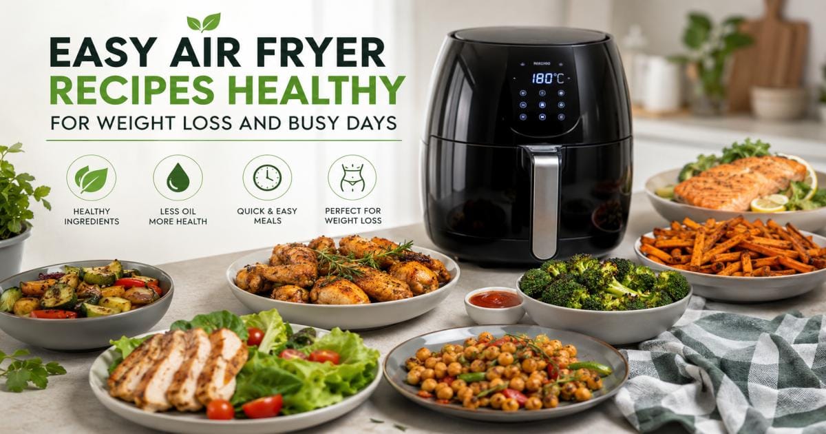 Easy Air Fryer Recipes Healthy for Weight Loss and Busy Days