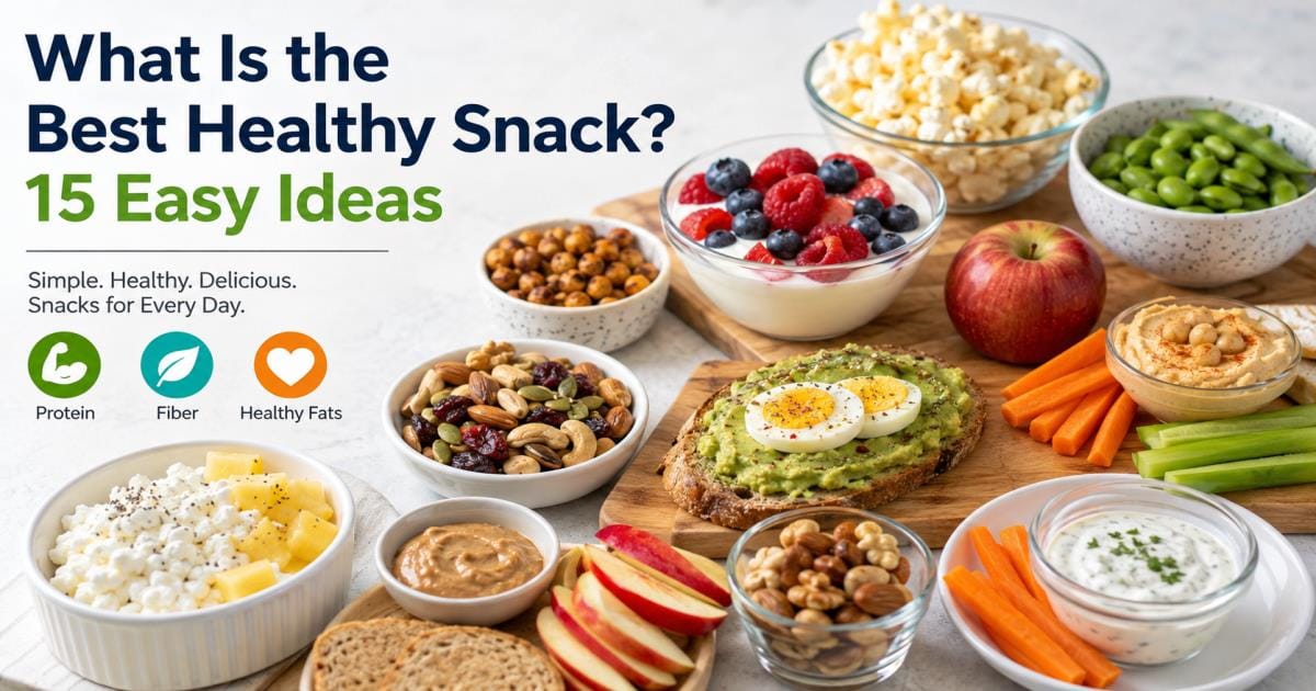 What Is the Best Healthy Snack? 15 Easy Ideas
