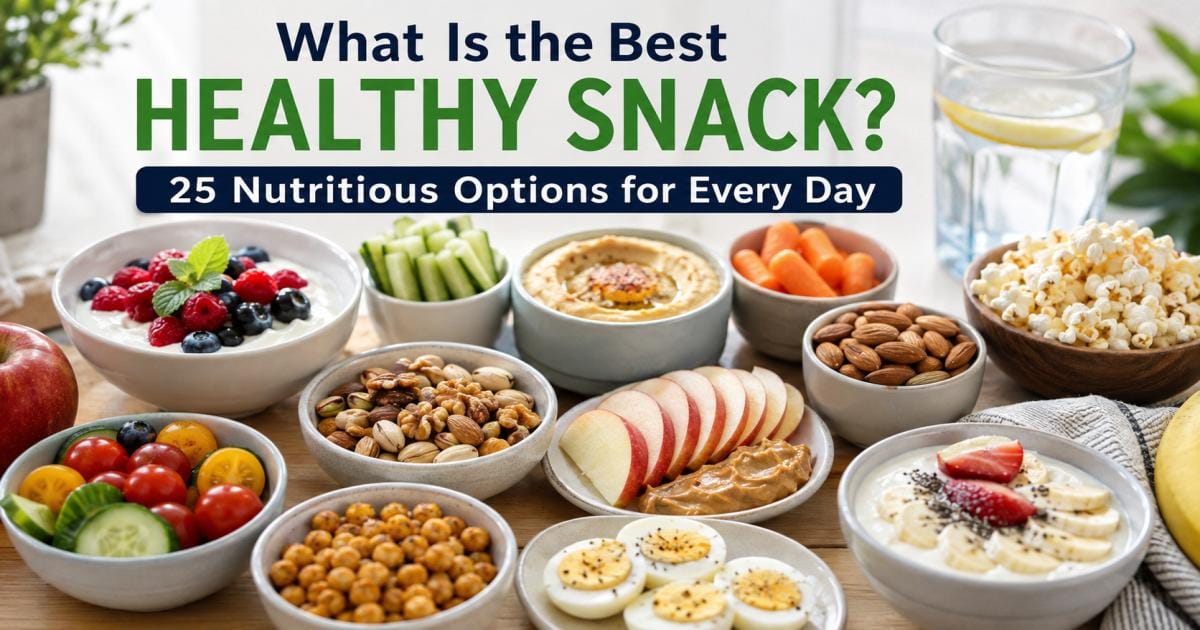 What Is the Best Healthy Snack? 25 Healthy Ideas