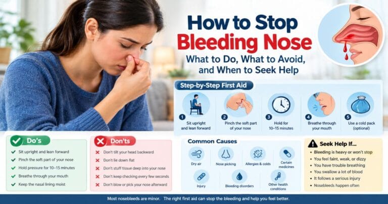How to Stop Bleeding Nose: What to Do, What to Avoid, and When to Seek Help